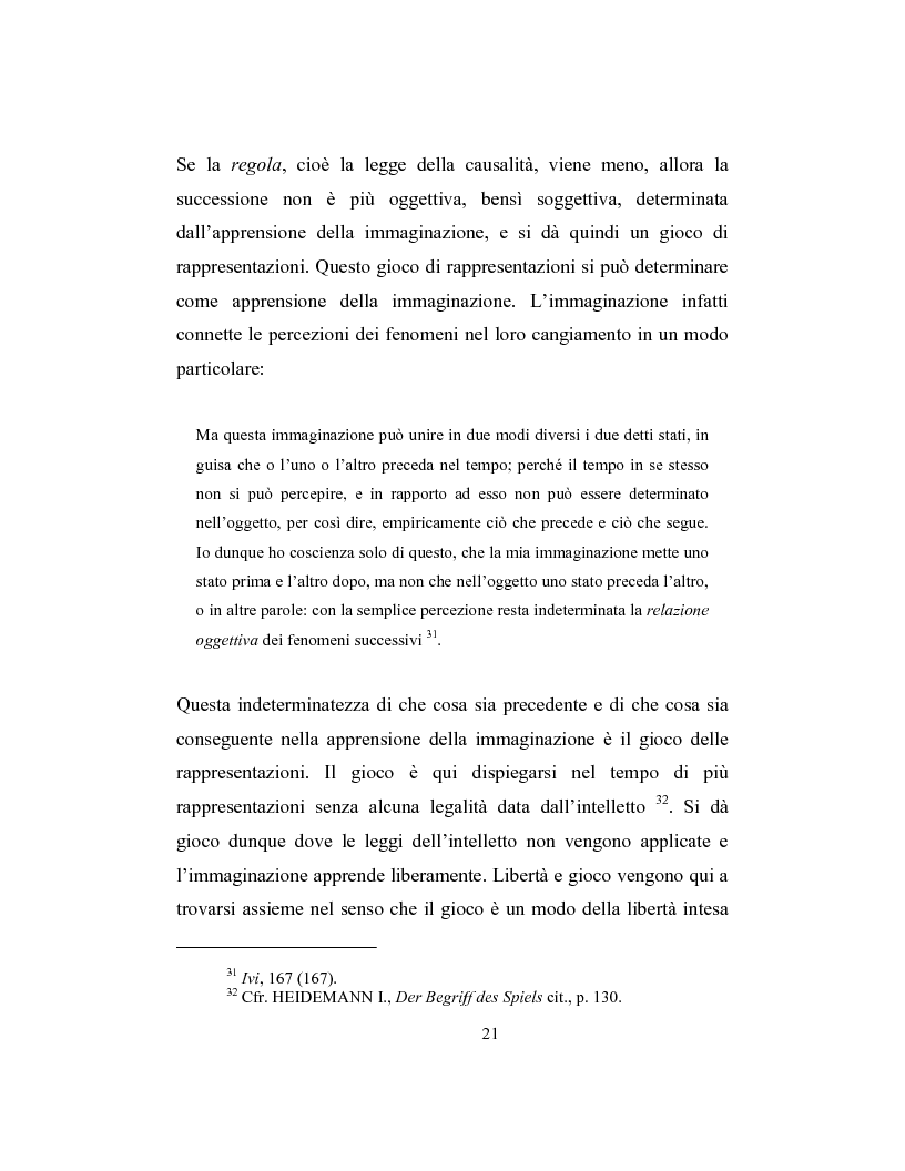 Anteprima della tesi: Il concetto di gioco nella filosofia di Immanuel Kant, Pagina 15