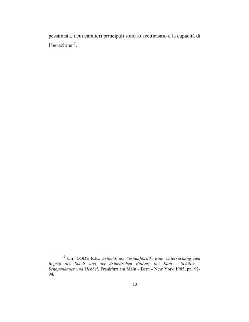 Anteprima della tesi: Il concetto di gioco nella filosofia di Immanuel Kant, Pagina 7