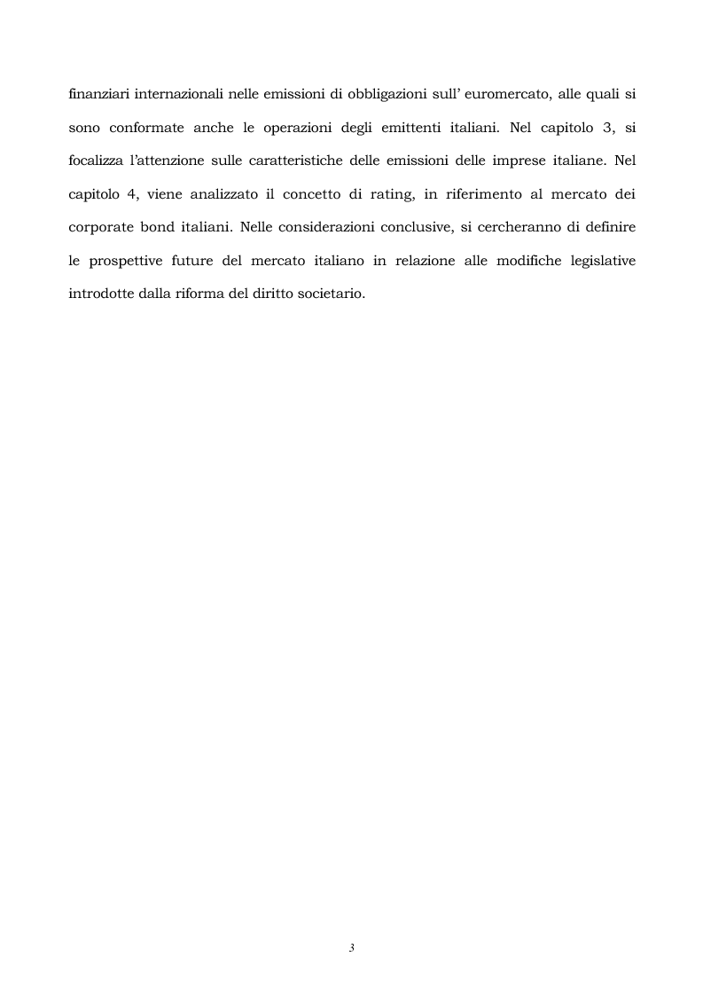 Anteprima della tesi: L'emissione di euroobbligazioni in Italia, Pagina 3