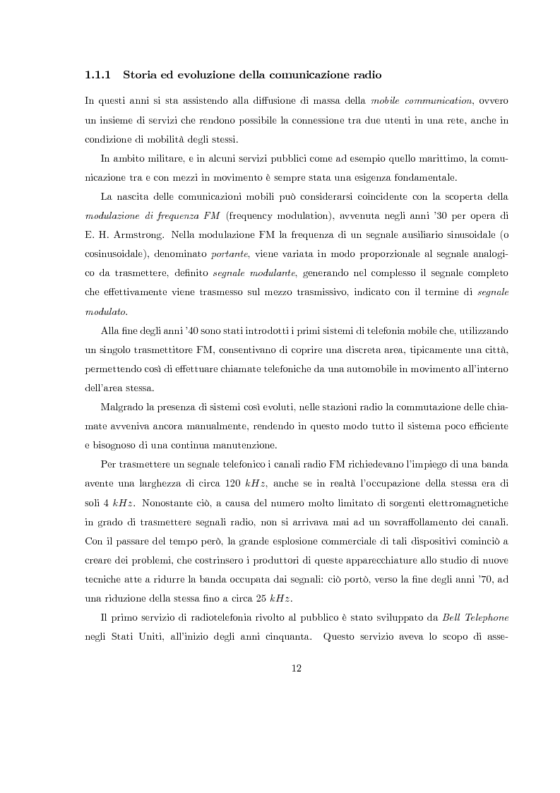 Anteprima della tesi: Misura del rapporto segnale/interferenza co-canale nei sistemi di telefonia cellulare, Pagina 3