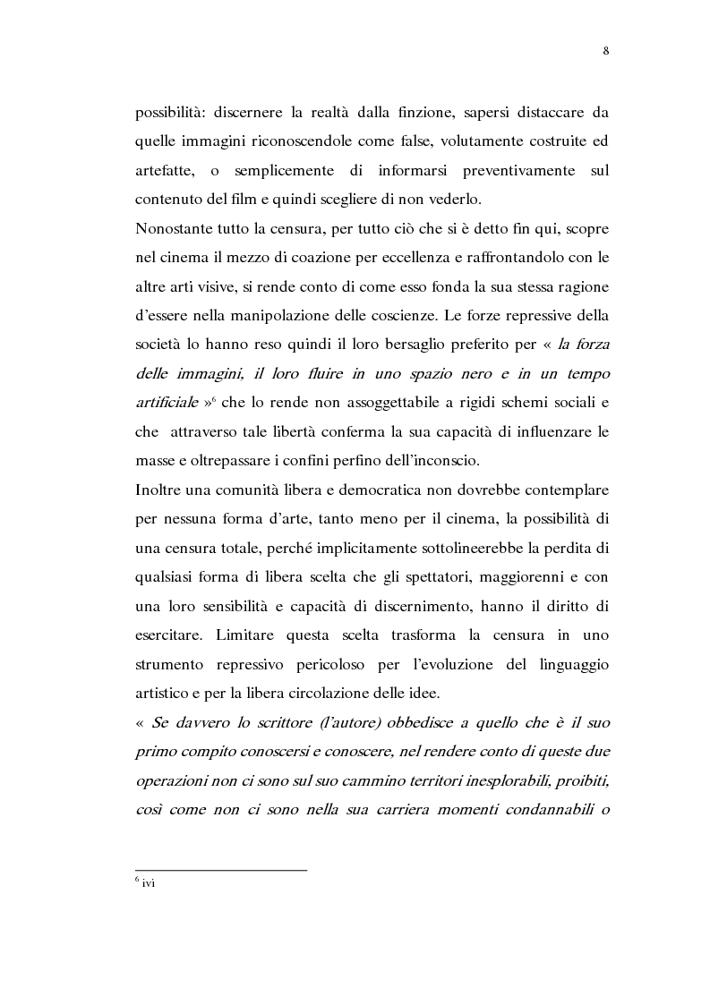 Anteprima della tesi: Madama Anastasia. La censura e il cinema, Pagina 6