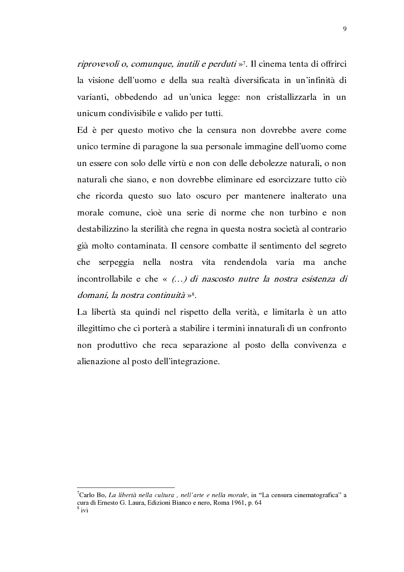 Anteprima della tesi: Madama Anastasia. La censura e il cinema, Pagina 7