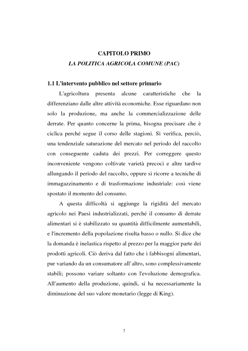 Anteprima della tesi: La riforma Mac Sharry nel Veneto: un'analisi del settore dei seminativi, Pagina 5
