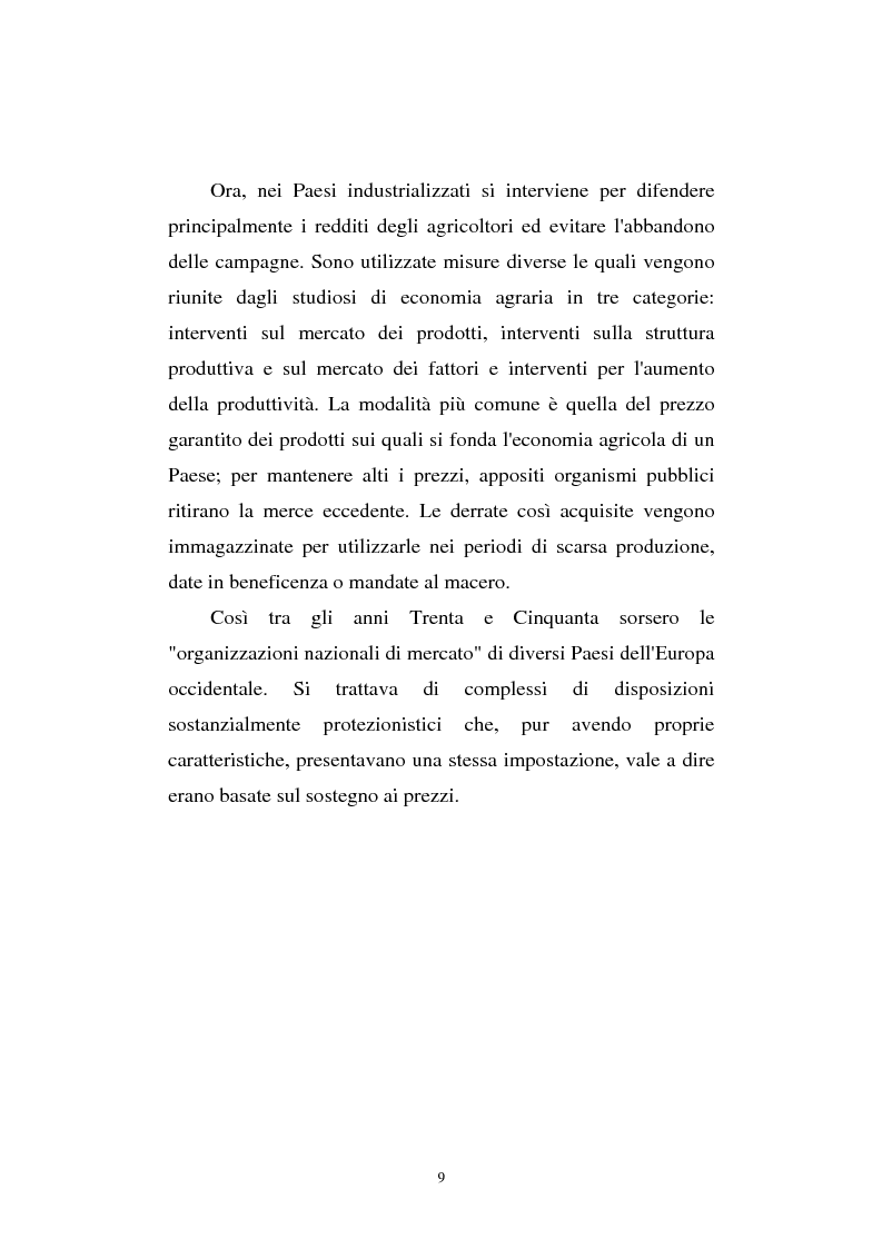 Anteprima della tesi: La riforma Mac Sharry nel Veneto: un'analisi del settore dei seminativi, Pagina 7