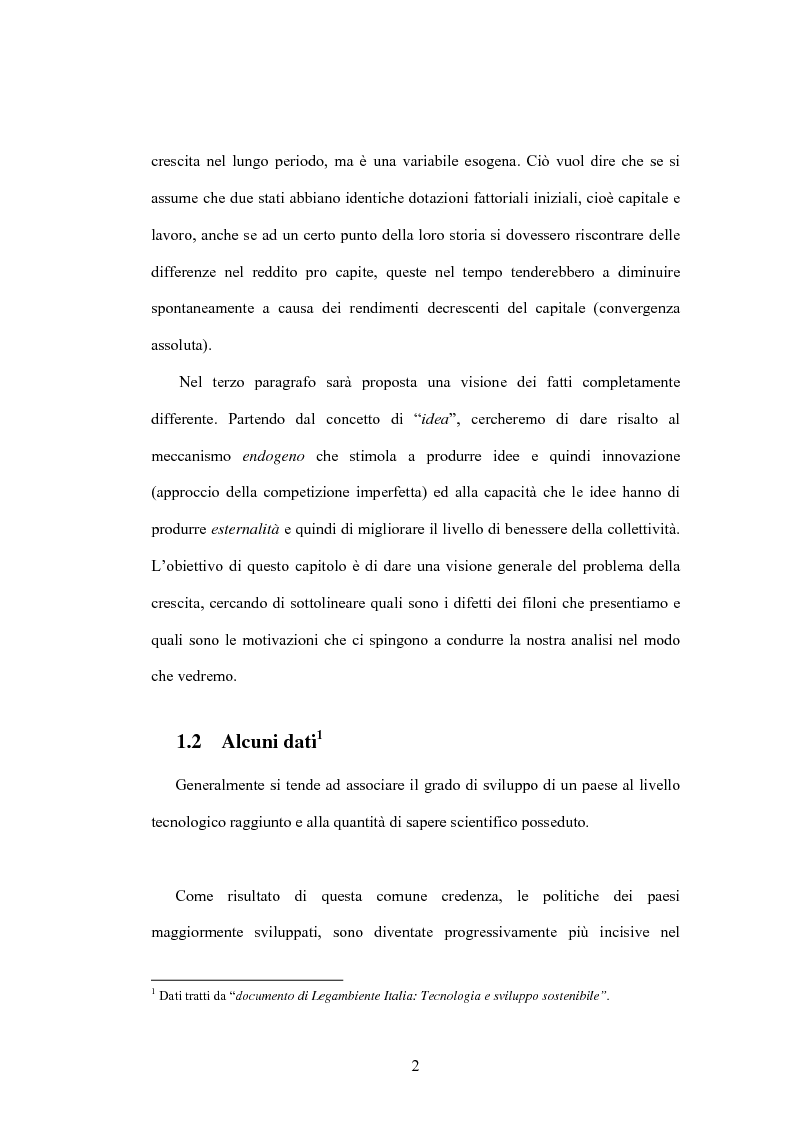 Anteprima della tesi: Information Technology, learning by doing e crescita, Pagina 6