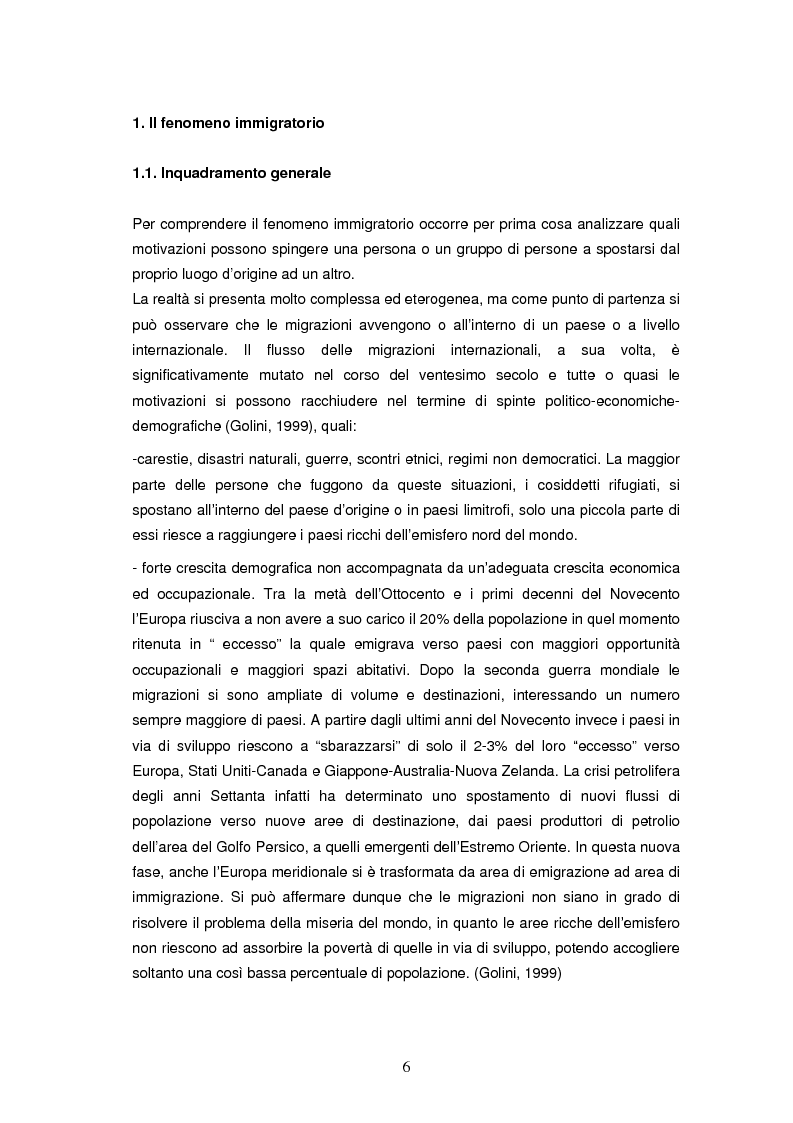 Anteprima della tesi: Integrazione socioeconomica degli immigrati in Lombardia, Pagina 3