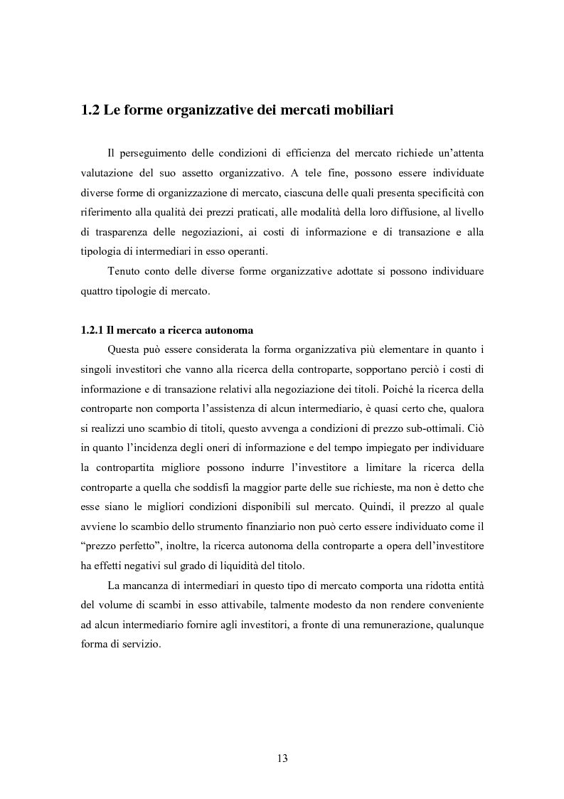 Anteprima della tesi: Insider trading ed efficienza dei mercati finanziari. L'impatto dell'evoluzione della normativa di riferimento in Italia., Pagina 7