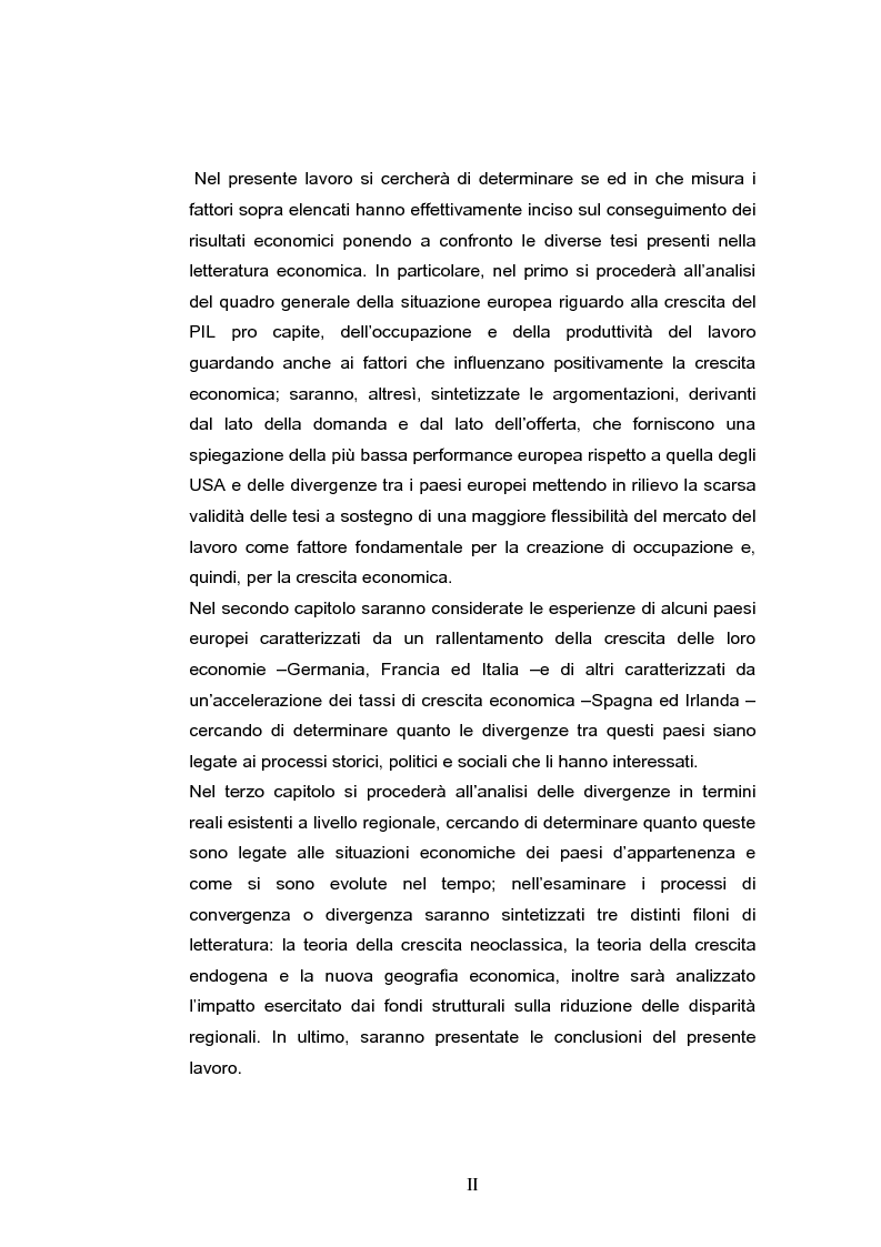 Anteprima della tesi: La crescita economica europea, Pagina 2