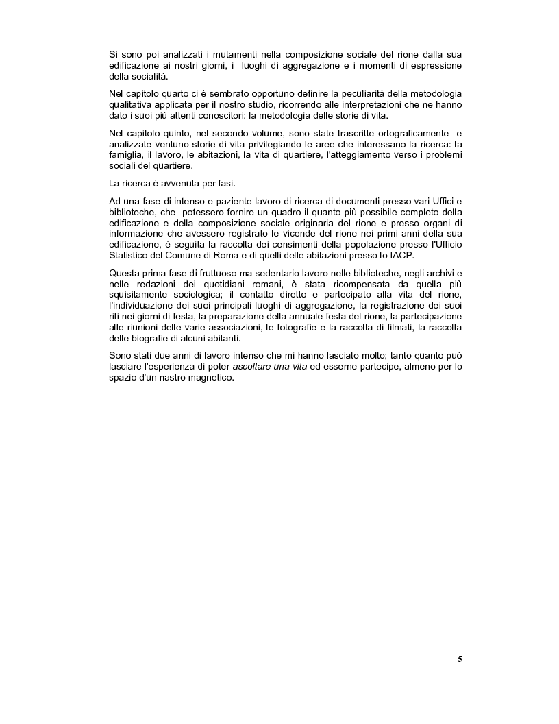 Anteprima della tesi: Socialità e luoghi di aggregazione in un contesto urbano: lo studio di caso del rione Testaccio a Roma, Pagina 3