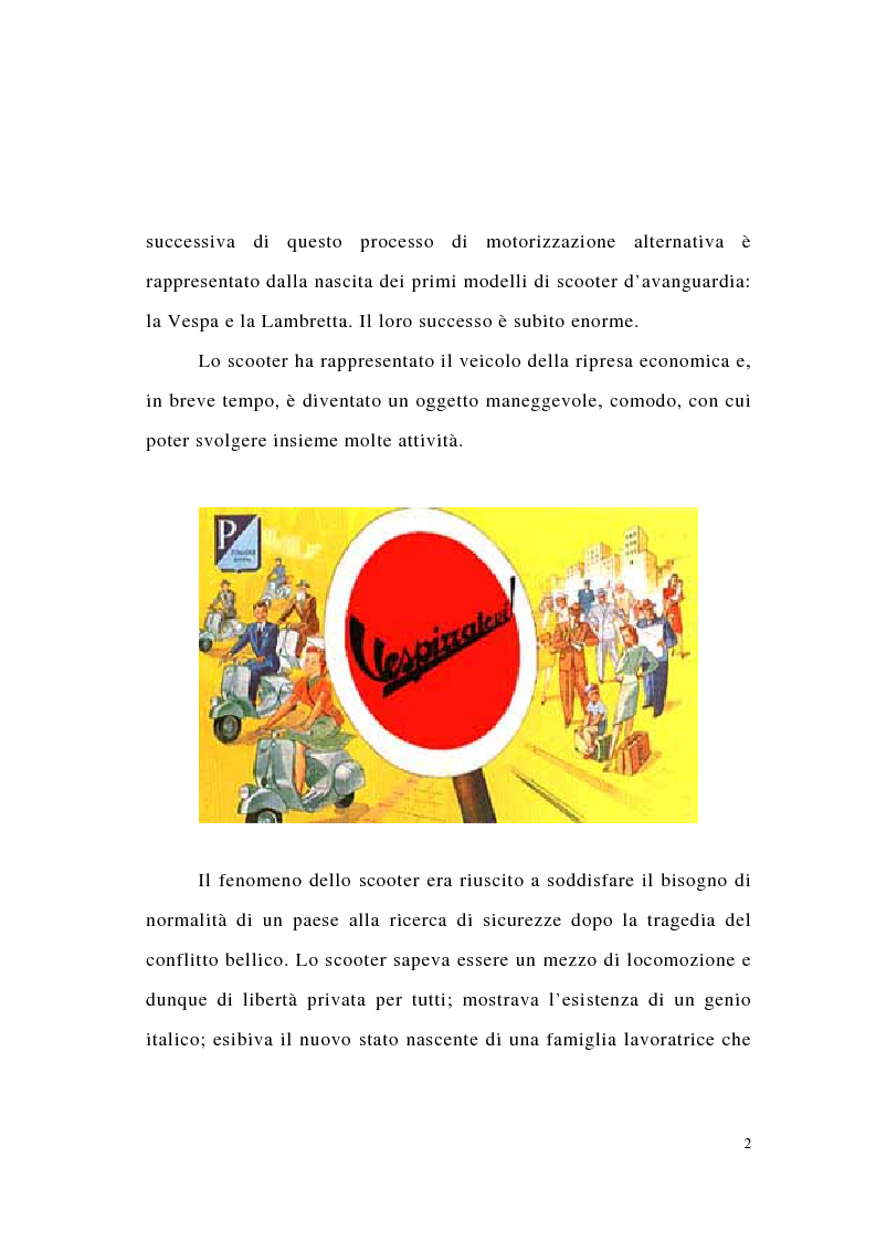Anteprima della tesi: L'evoluzione del marketing degli scooter: il caso Honda., Pagina 2