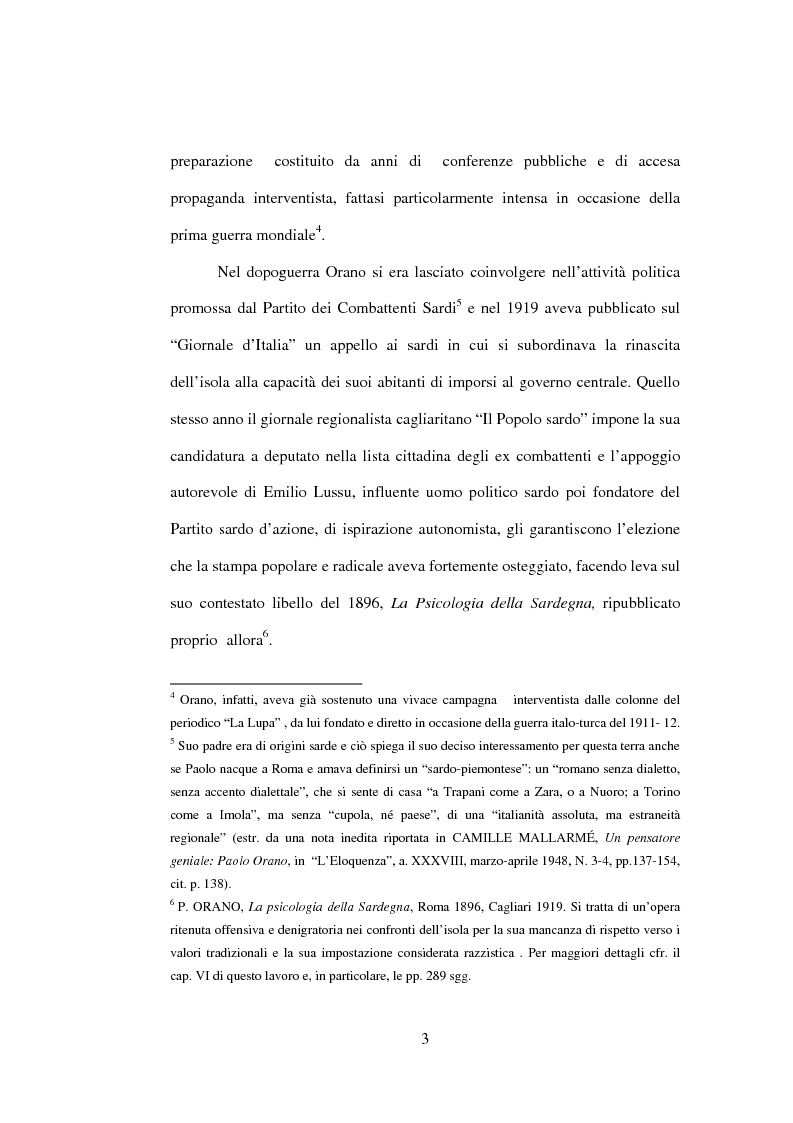 Anteprima della tesi: Il fascista Paolo Orano, giornalista e primo storico del giornalismo (1919-1945), Pagina 15