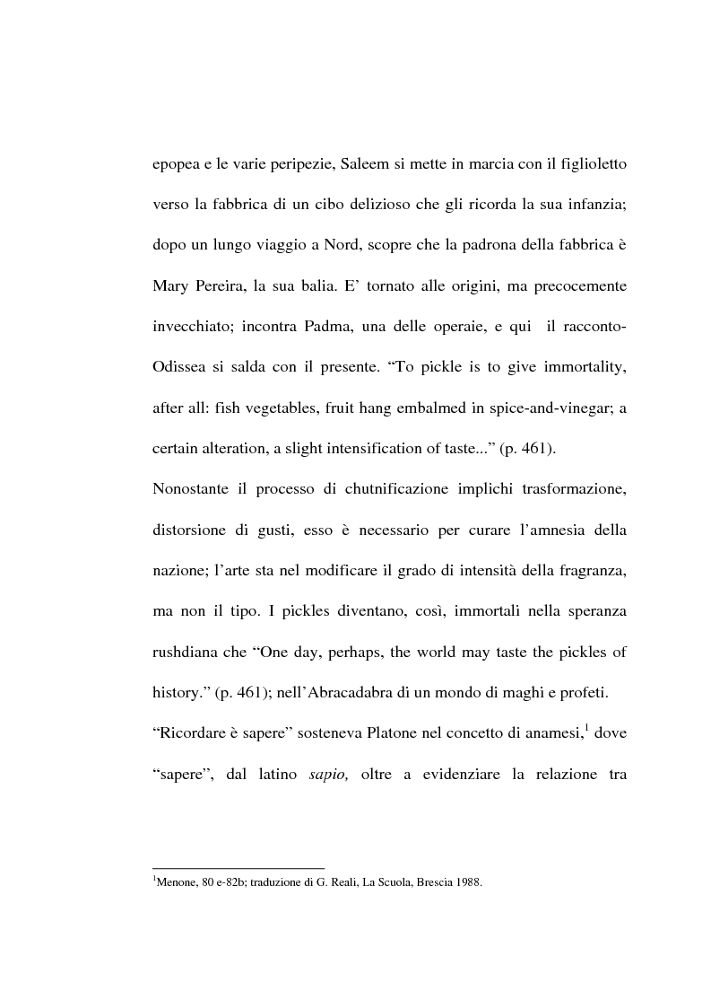 Anteprima della tesi: Le metafore culinarie nella narrativa di Salman Rushdie, Pagina 14