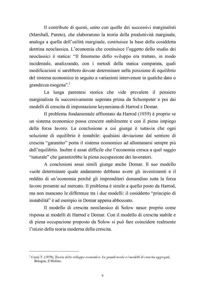 Anteprima della tesi: Capitale umano e crescita economica. Il caso della Spagna nel periodo 1970-2000., Pagina 6