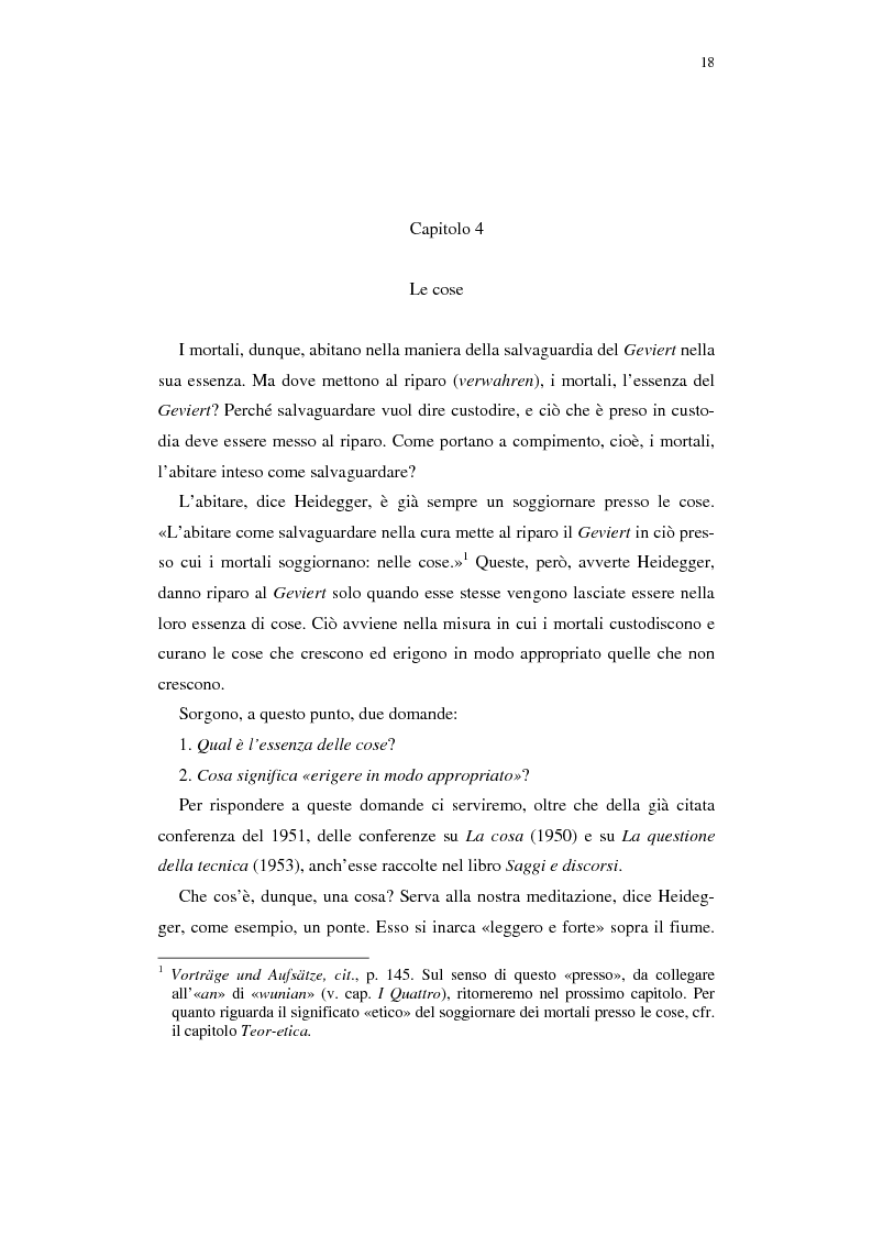 Anteprima della tesi: Heidegger e l'abitare poetico, Pagina 14