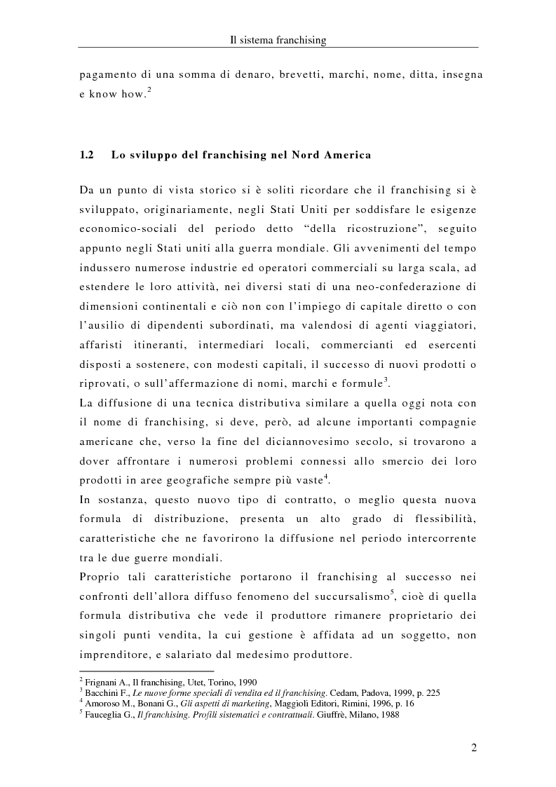 Anteprima della tesi: Il franchising internazionale nel settore moda, Pagina 5