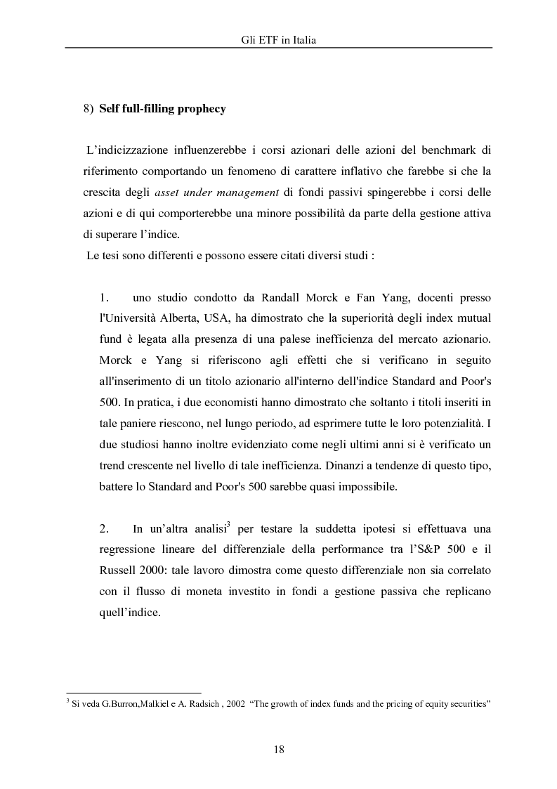 Anteprima della tesi: Gli ETF in Italia, Pagina 14