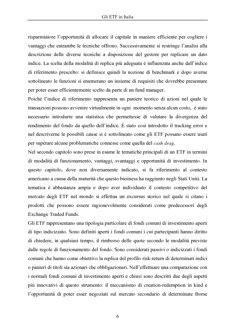 Anteprima della tesi: Gli ETF in Italia, Pagina 2