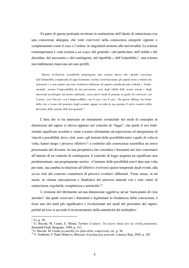 Anteprima della tesi: Teoria dei sistemi e pedagogia della complessità: fondamenti, orientamenti, problemi, Pagina 2