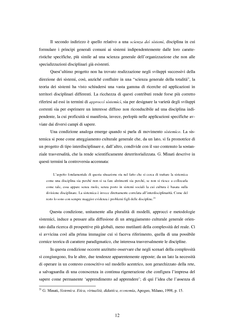 Anteprima della tesi: Teoria dei sistemi e pedagogia della complessità: fondamenti, orientamenti, problemi, Pagina 9