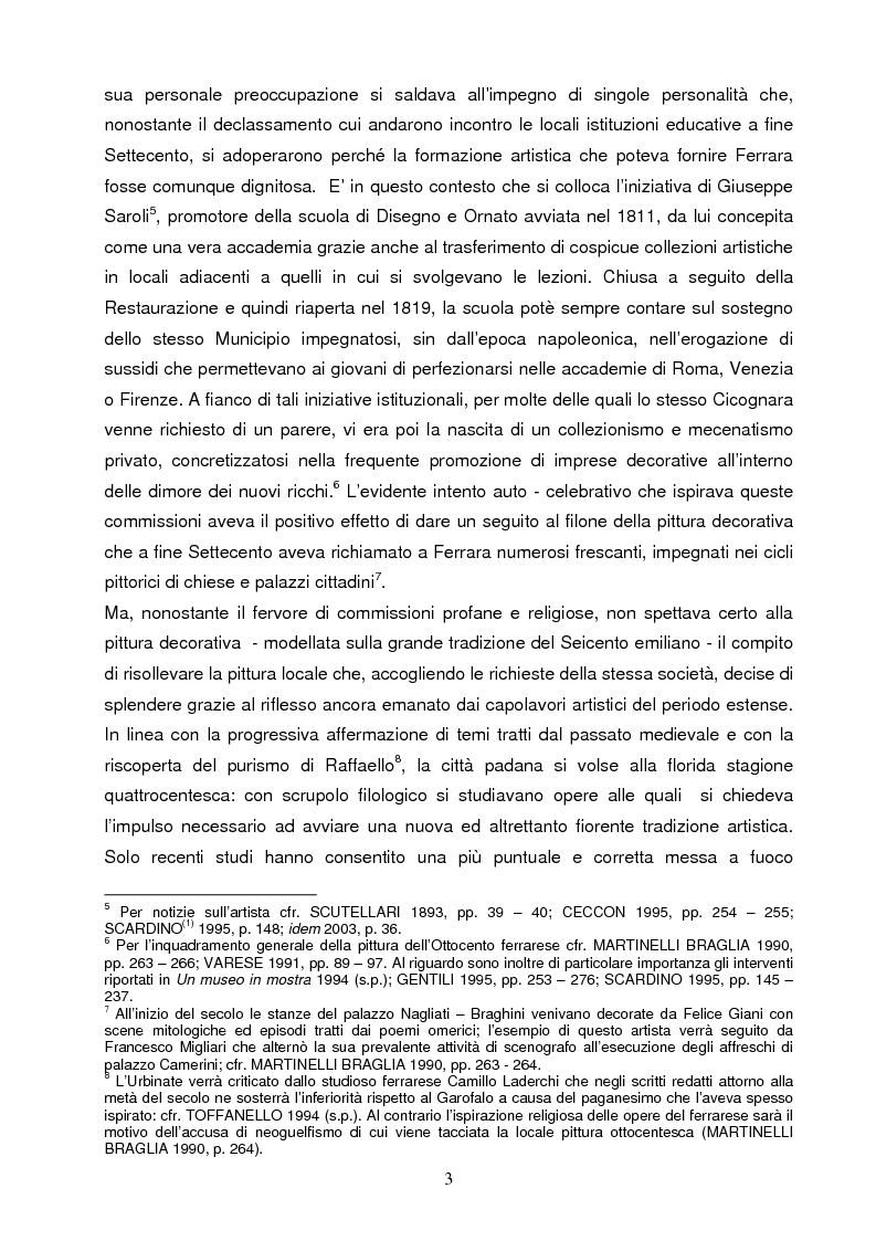 Anteprima della tesi: Un artista ferrarese a Trieste: Giovanni Pagliarini, Pagina 2