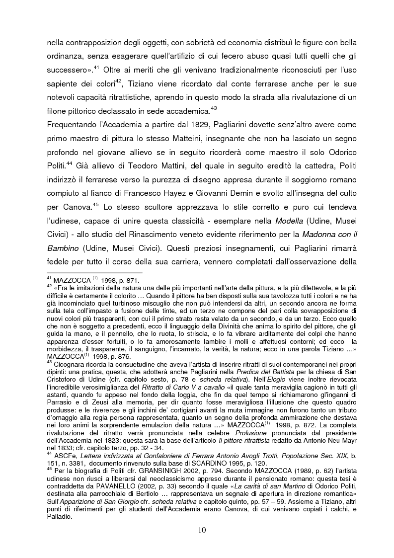 Anteprima della tesi: Un artista ferrarese a Trieste: Giovanni Pagliarini, Pagina 9