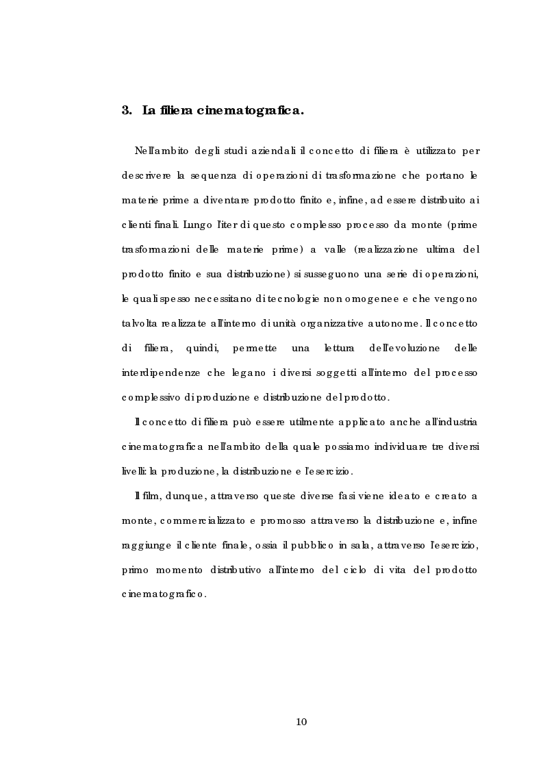 Anteprima della tesi: Problematiche gestionali delle imprese di produzione cinematografica, Pagina 14
