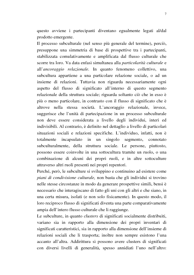 Anteprima della tesi: Dalle subculture alle idioculture, Pagina 4