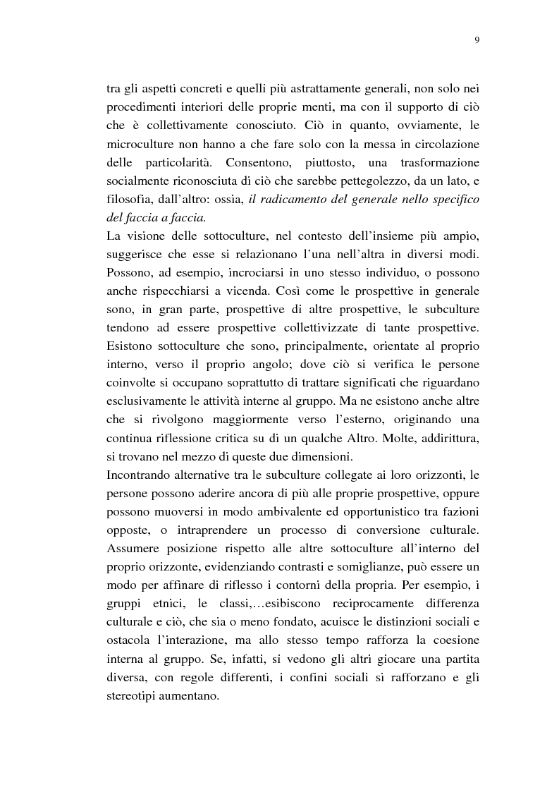 Anteprima della tesi: Dalle subculture alle idioculture, Pagina 6