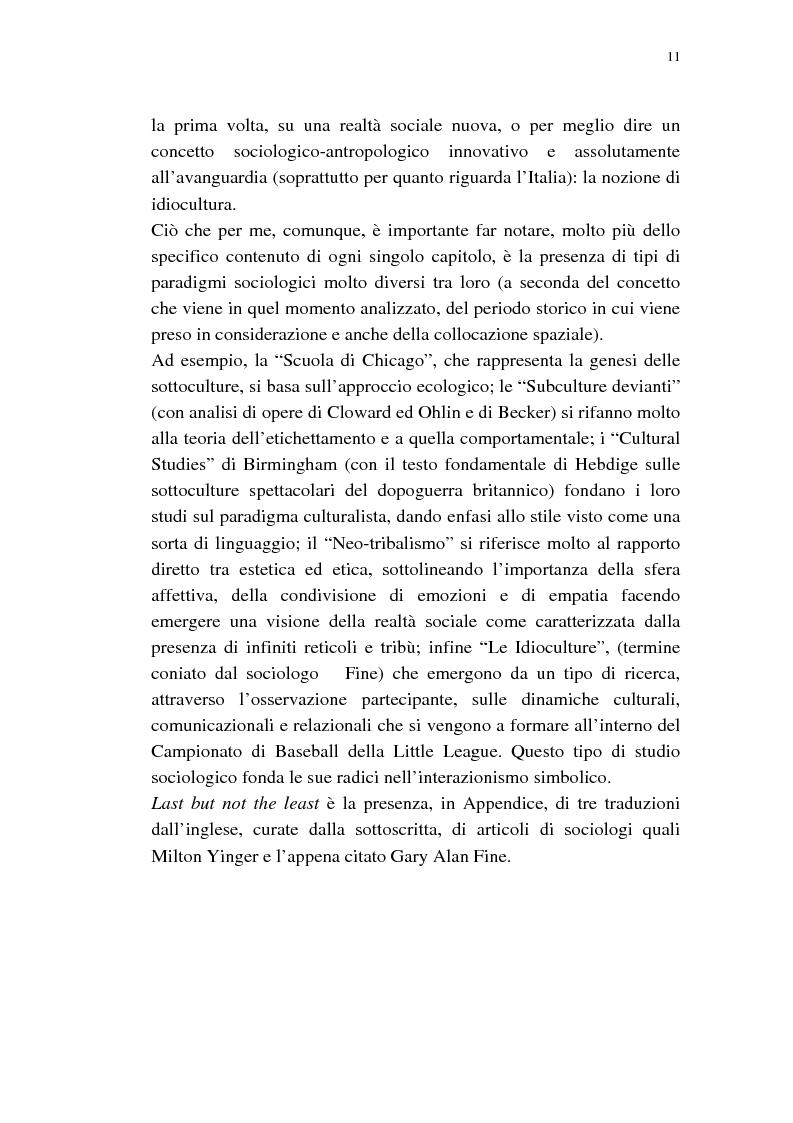 Anteprima della tesi: Dalle subculture alle idioculture, Pagina 8