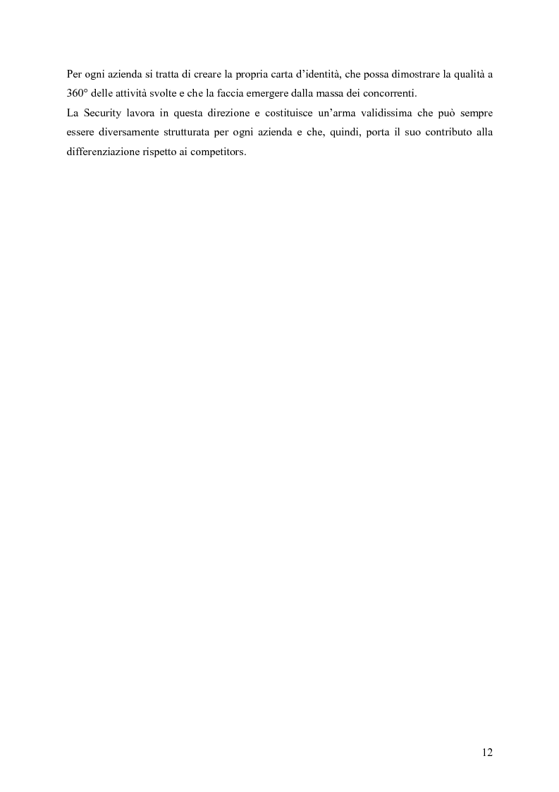 Anteprima della tesi: Il ruolo della Security nella prevenzione ed il controllo della responsabilità amministrativa delle società quotate: aspetti legali, organizzativi e metodologici., Pagina 12