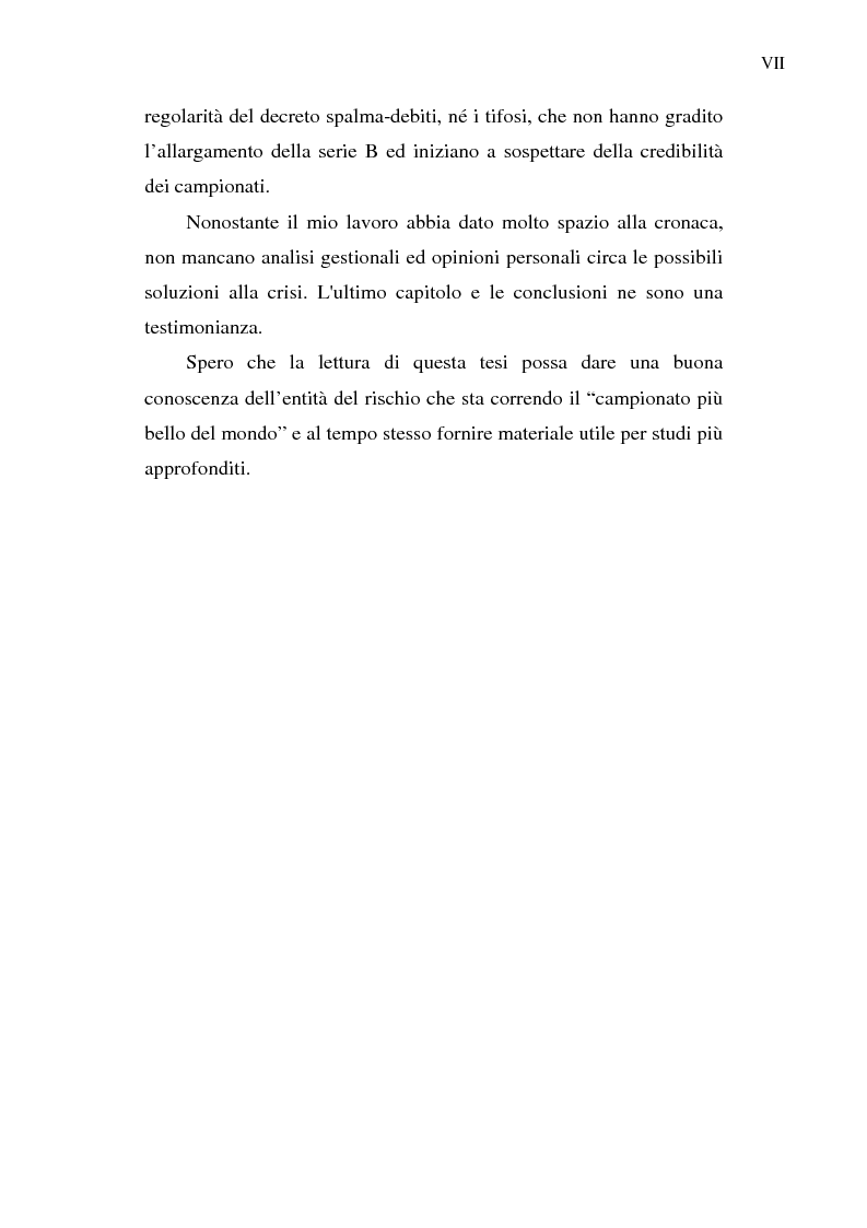 Anteprima della tesi: La crisi del calcio italiano: dal caso Lentini al decreto salva-calcio, Pagina 4