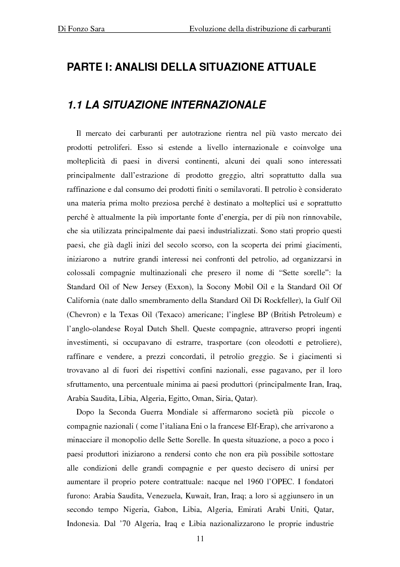 Anteprima della tesi: Evoluzione della distribuzione di carburanti, Pagina 5