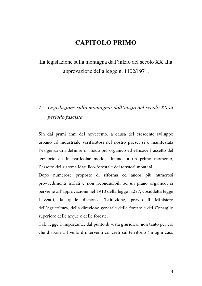 Anteprima della tesi: Le comunità montane: esperienze e prospettive, Pagina 4