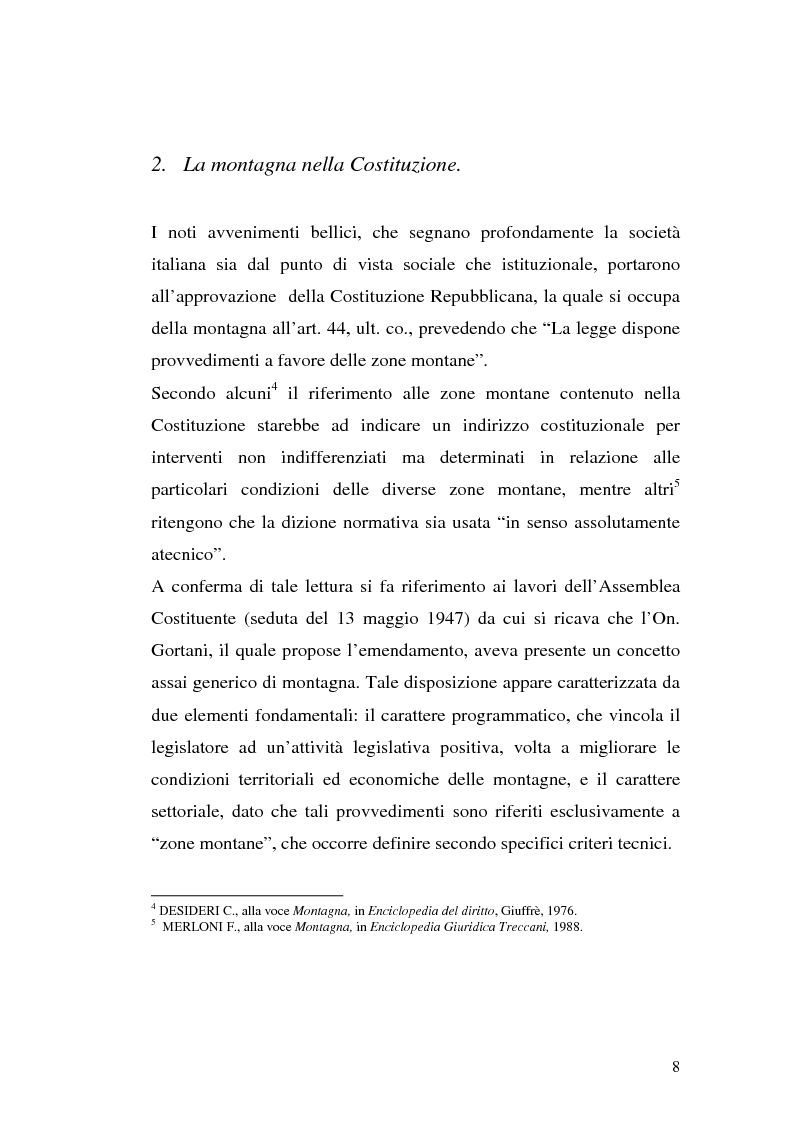Anteprima della tesi: Le comunità montane: esperienze e prospettive, Pagina 8