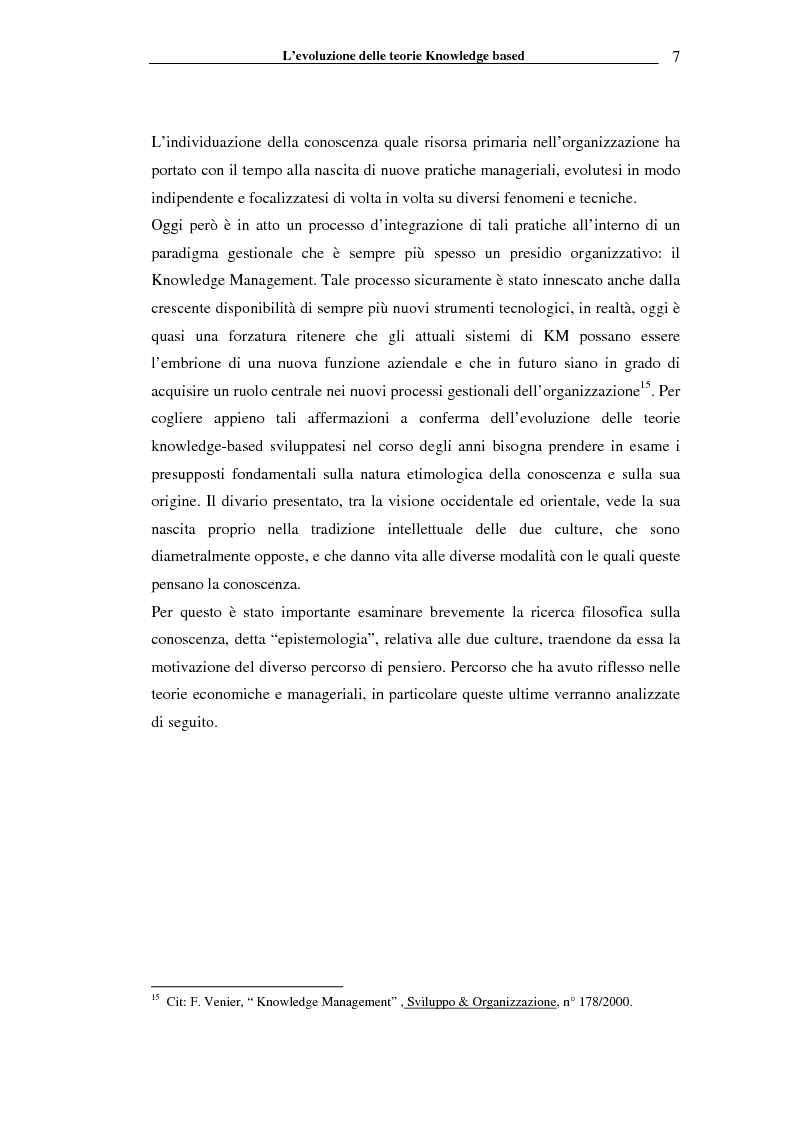 Anteprima della tesi: I sistemi informativi a supporto della gestione della conoscenza negli enti di ricerca: il caso ENEA, Pagina 12