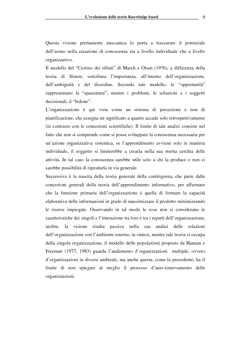 Anteprima della tesi: I sistemi informativi a supporto della gestione della conoscenza negli enti di ricerca: il caso ENEA, Pagina 14