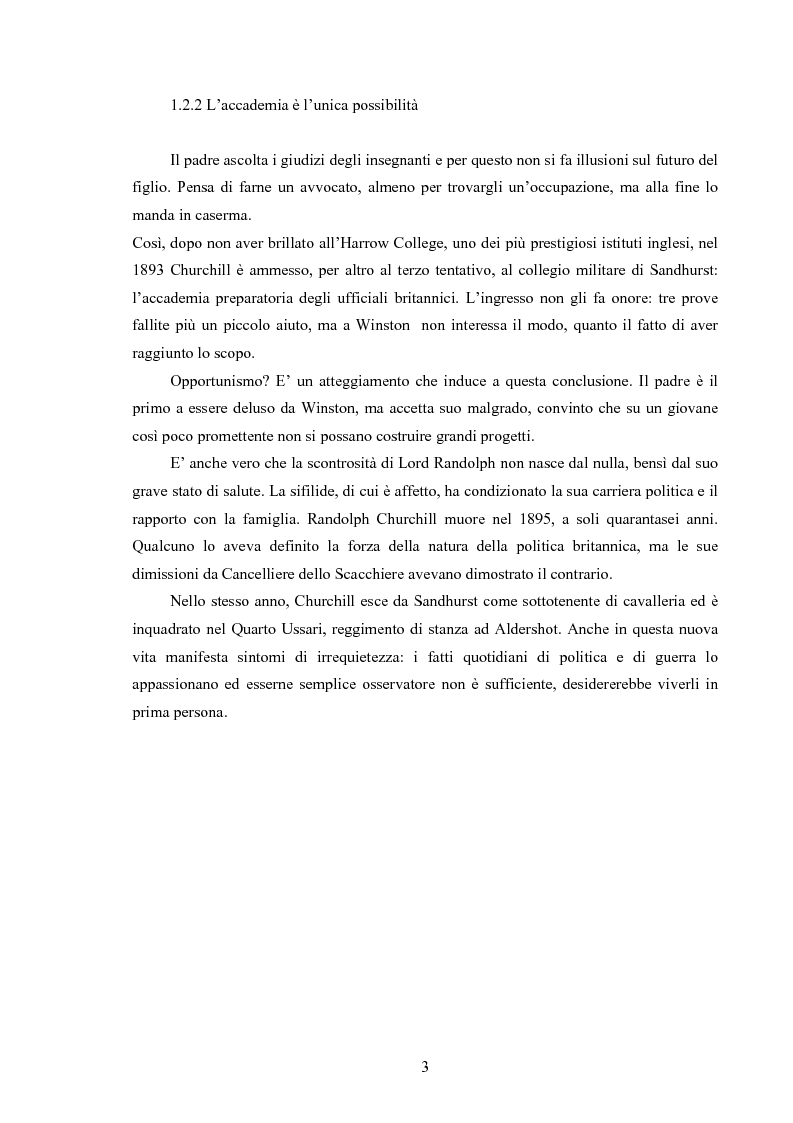 Anteprima della tesi: Winston S. Churchill: ritratto in chiaroscuro. La carriera politica attraverso la storiografia critica, Pagina 6