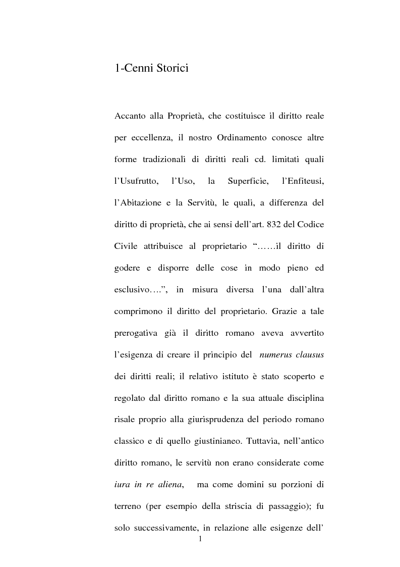 Anteprima della tesi: Le servitù atipiche, Pagina 2