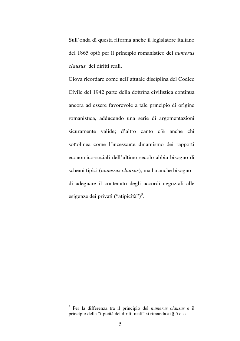 Anteprima della tesi: Le servitù atipiche, Pagina 6