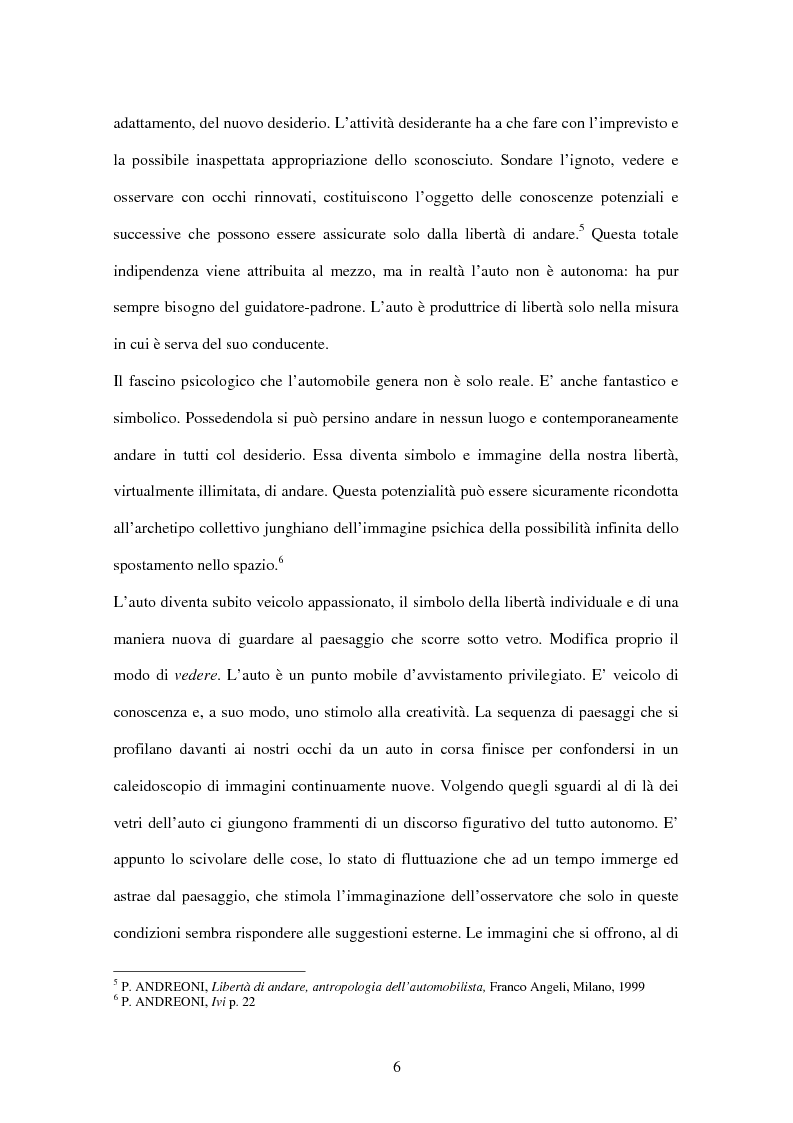Anteprima della tesi: L'automobile nel cinema di Martin Scorsese, Pagina 6