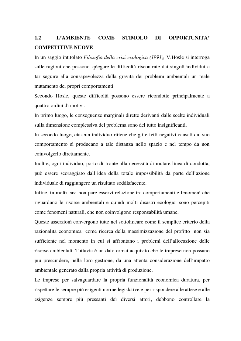 Anteprima della tesi: La gestione ambientale nel settore automobilistico: il caso del gruppo Volvo, Pagina 11