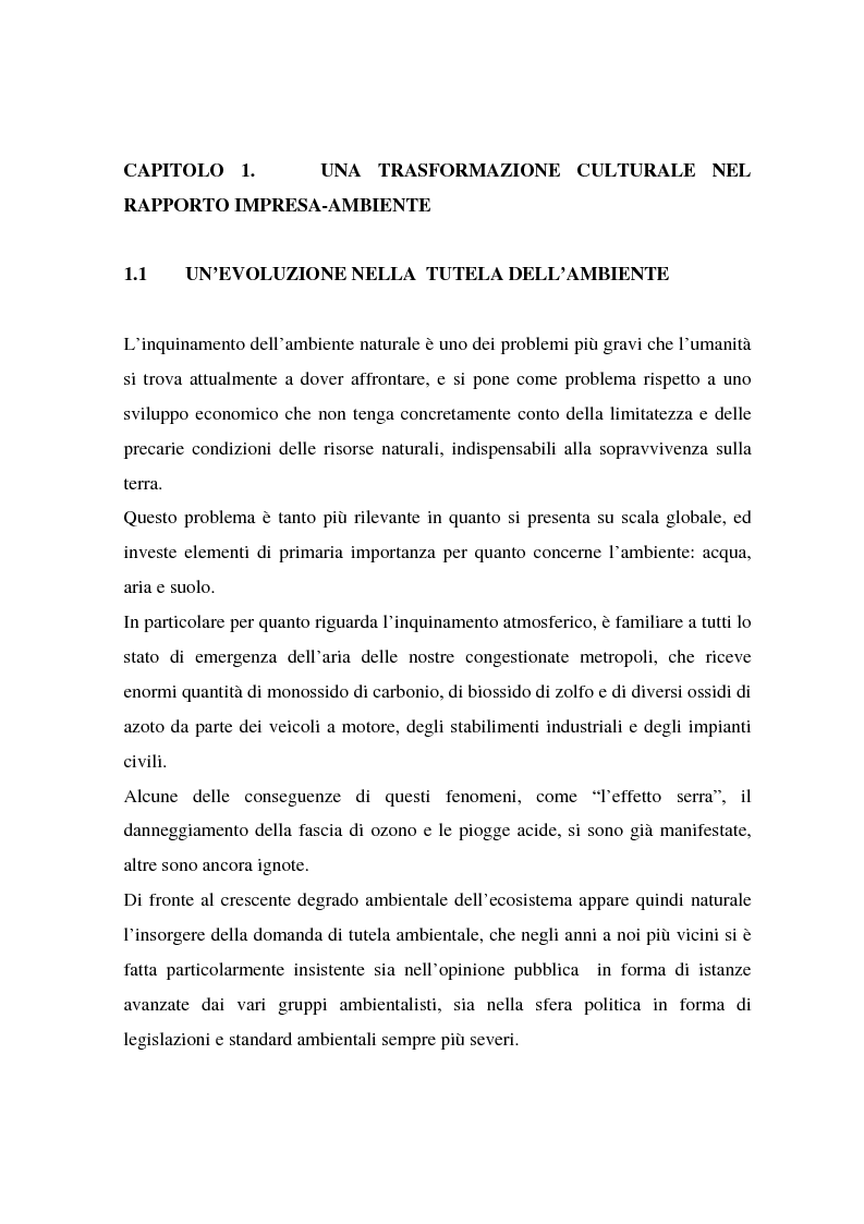 Anteprima della tesi: La gestione ambientale nel settore automobilistico: il caso del gruppo Volvo, Pagina 6