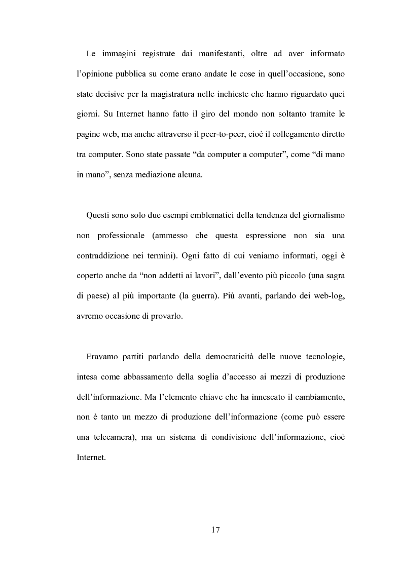Anteprima della tesi: Blog: l'informazione al tempo dei personal media, Pagina 15