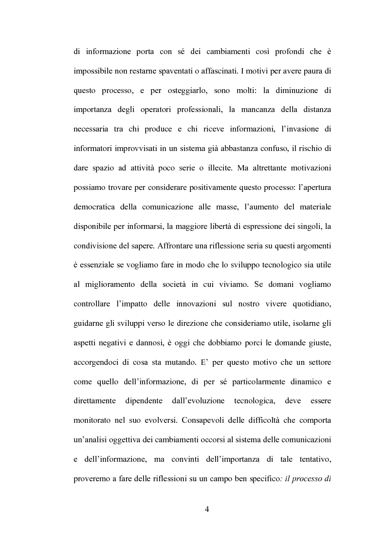 Anteprima della tesi: Blog: l'informazione al tempo dei personal media, Pagina 2