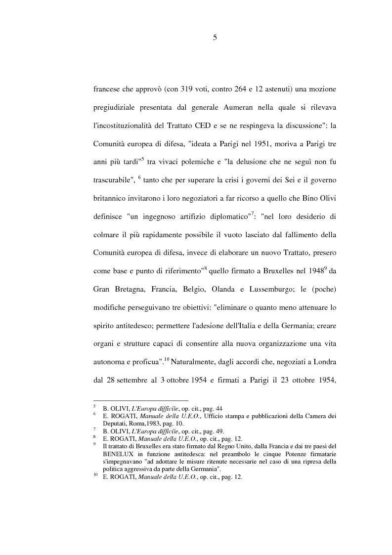 Anteprima della tesi: L'incidenza del Parlamento europeo sulle spese della PESC, Pagina 5