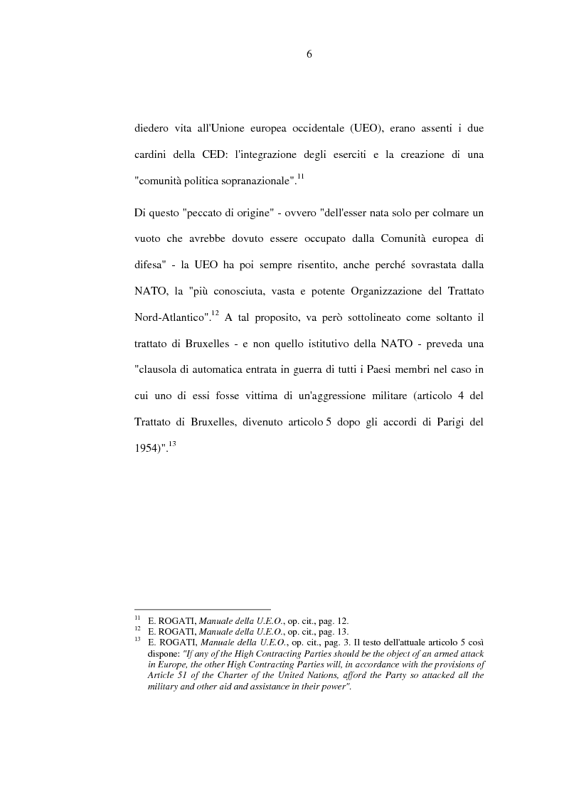 Anteprima della tesi: L'incidenza del Parlamento europeo sulle spese della PESC, Pagina 6