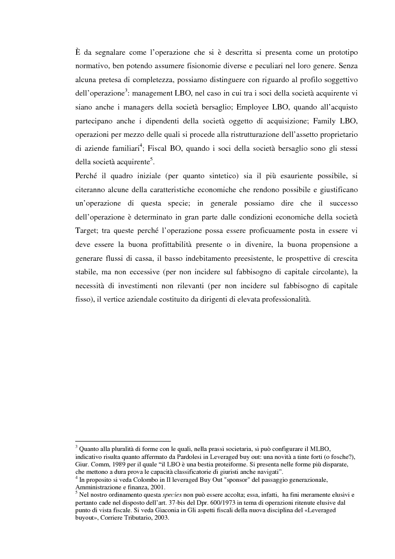 Anteprima della tesi: Le operazioni di ''merger leveraged buy-out'' nella prospettiva della banca finanziatrice, Pagina 2