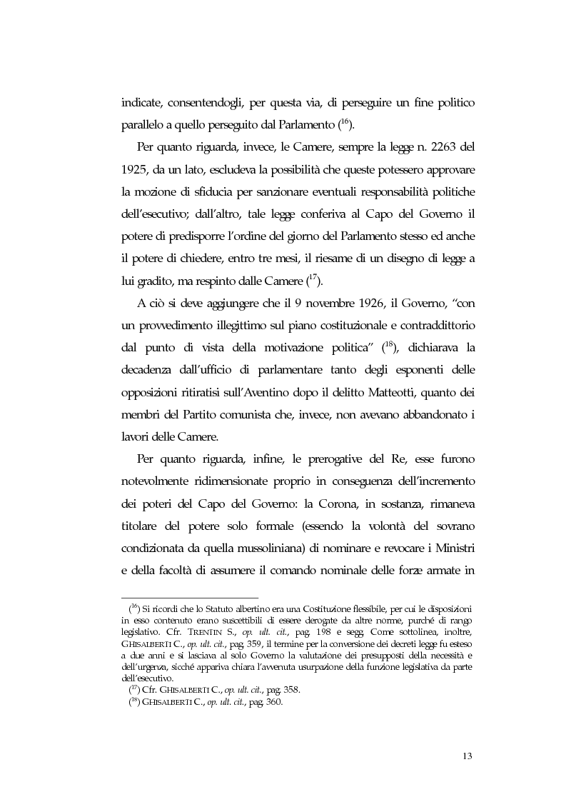 Anteprima della tesi: L'intervento delle Camere nell'esercizio dei poteri legislativi delegati al Governo in Italia ed in Spagna, Pagina 8