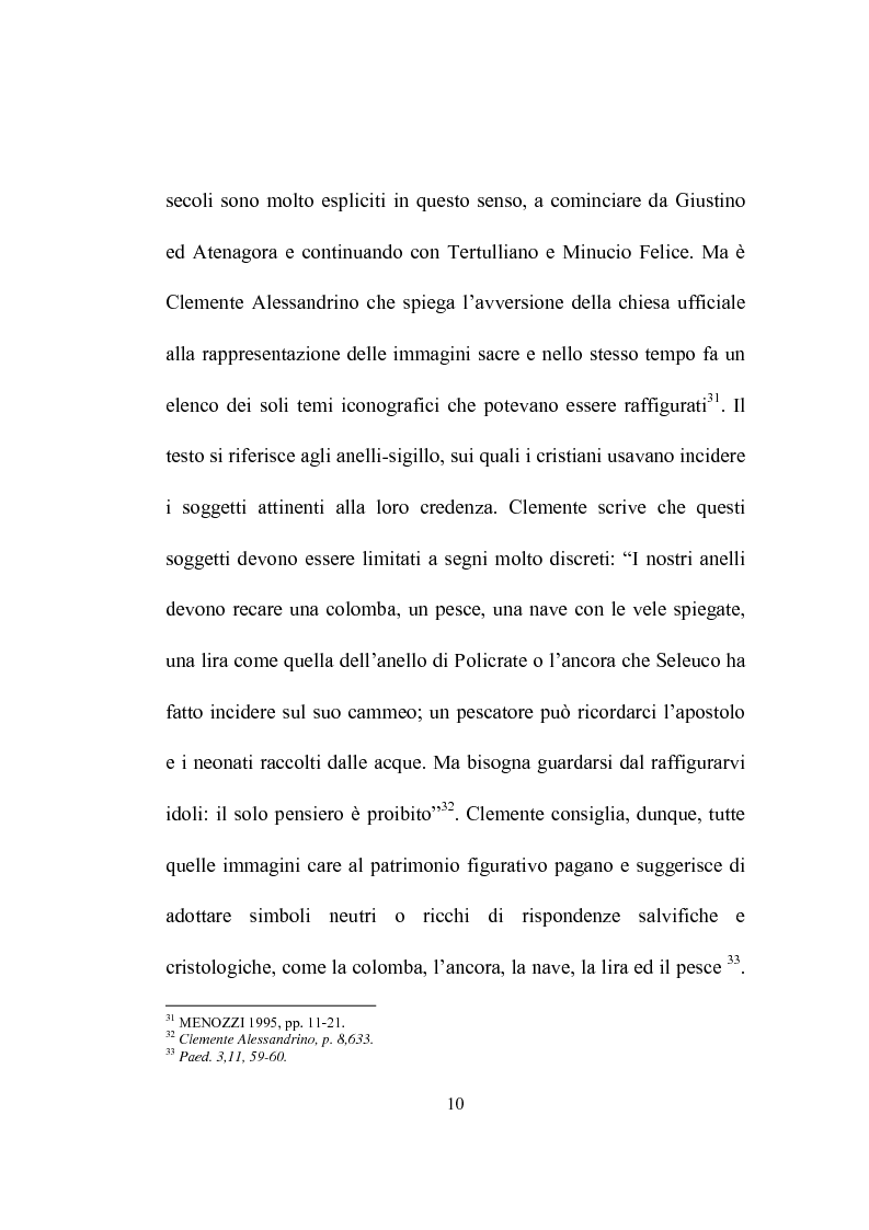 Anteprima della tesi: I programmi iconografici nell'arte cristiana dal tardo antico all'alto medioevo, Pagina 10