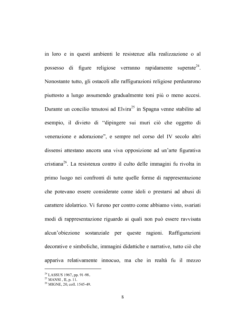 Anteprima della tesi: I programmi iconografici nell'arte cristiana dal tardo antico all'alto medioevo, Pagina 8